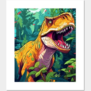 Dinosaur Realistic Cartoon Posters and Art